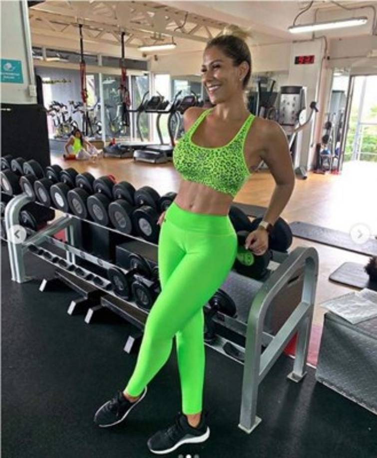 Ingrid Solís asiste mucho al gimnasio y este cuerpazo es el resultado.