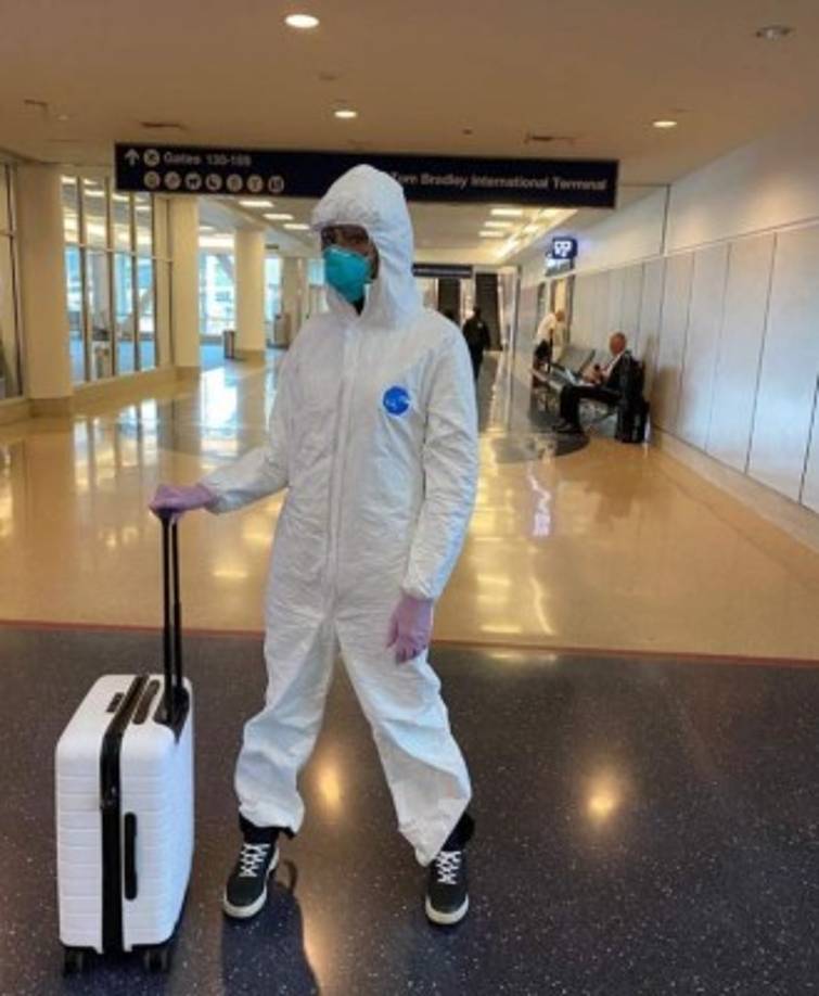 'La seguridad es primero', escribió la modelo en sus redes.