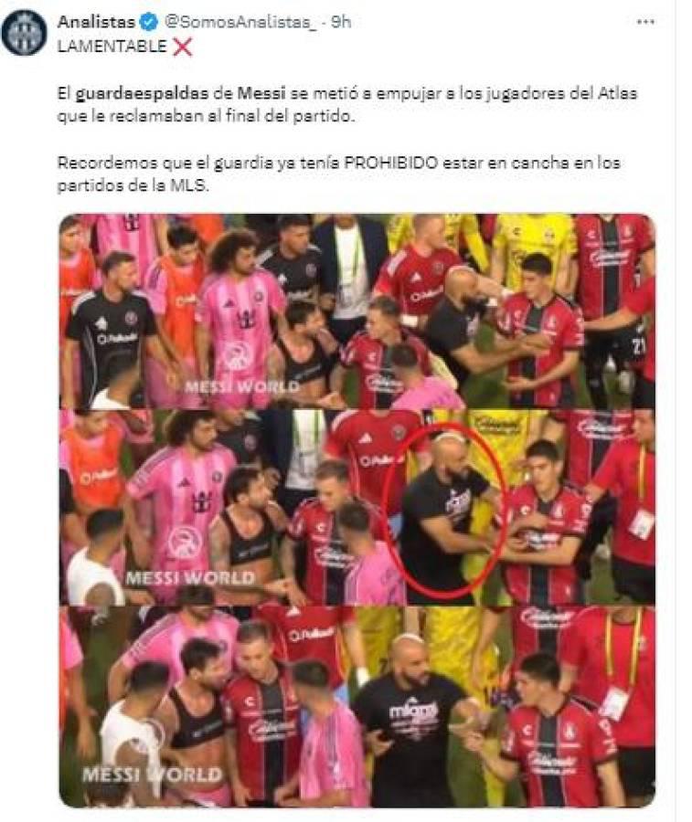 Guardaespaldas de Messi provocó enfado: lo que hizo indignó a México