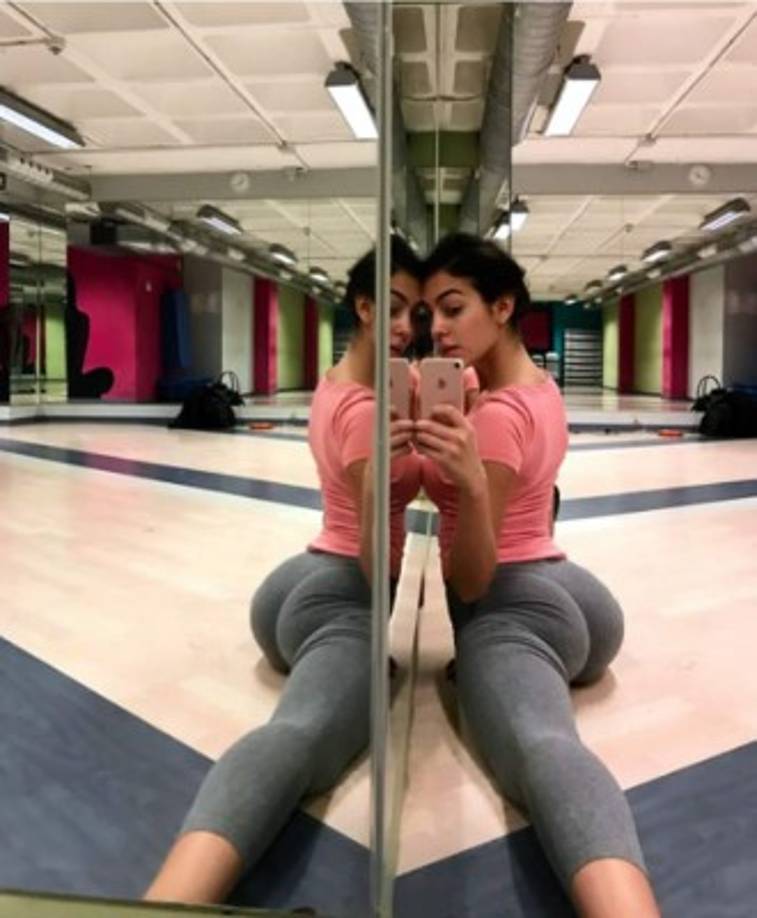 Esta foto de Georgina Rodríguez en el gimnasio robó muchos suspiros en las redes sociales.