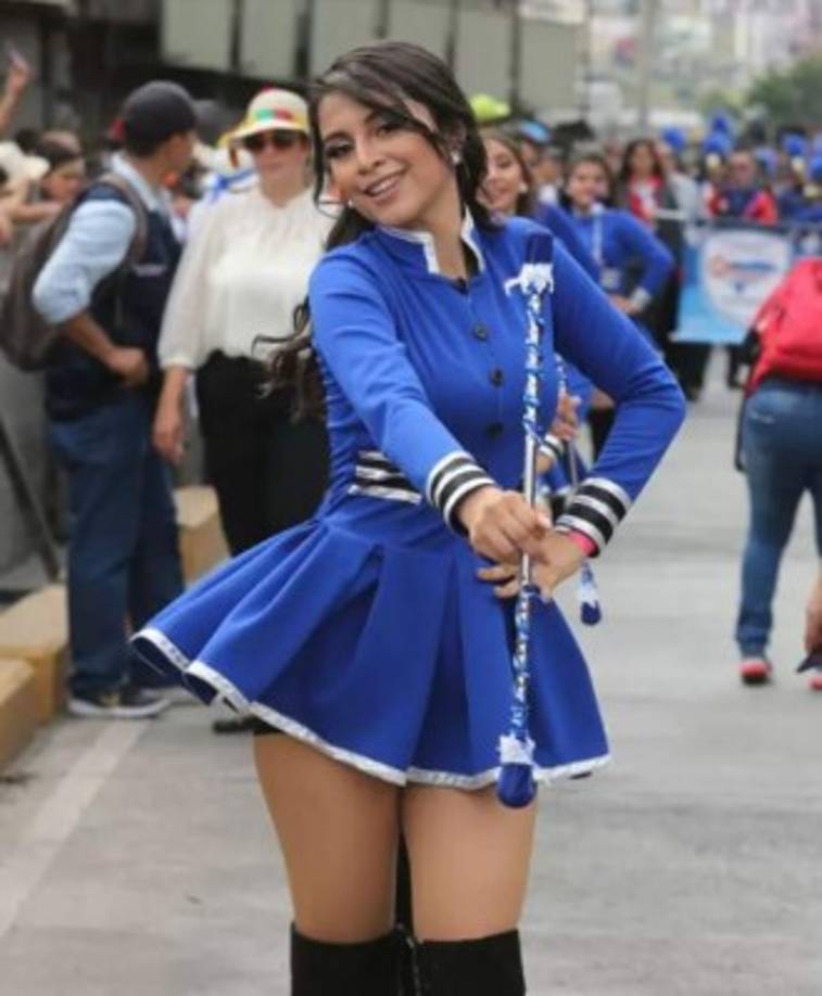 La bella Dessire Espinal representó al instituto de Tegucigalpa Cybernet en el 2018.