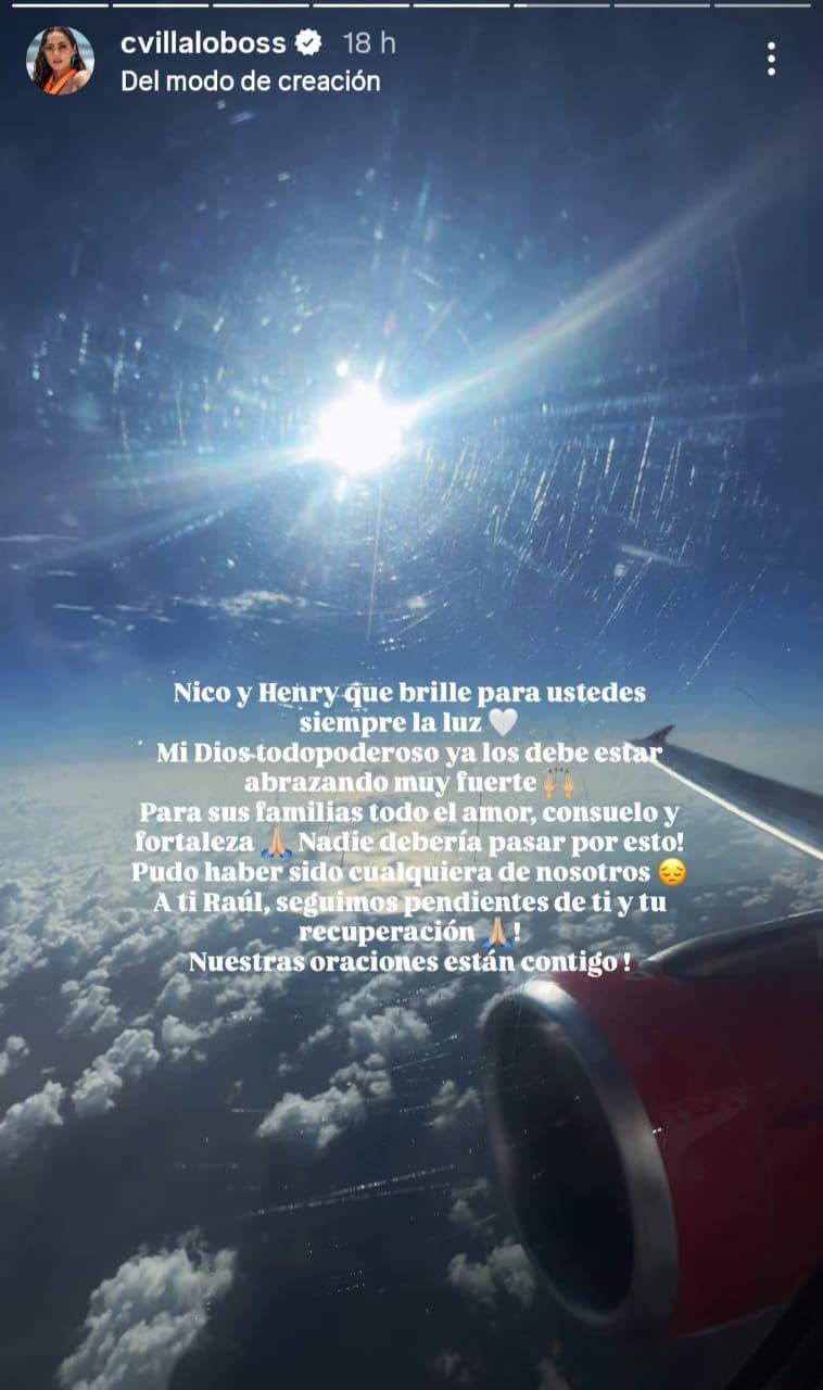 Carmen Villalobos se pronuncia tras crimen en set con 3 muertos