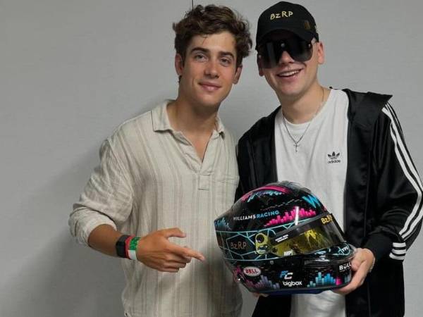 Franco Colapinto y Bizarrap.