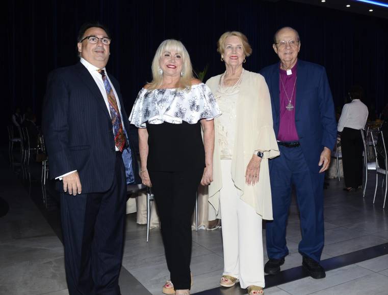 Edwin Rosenthal, Jackie Babun, Diana y Leo Frade