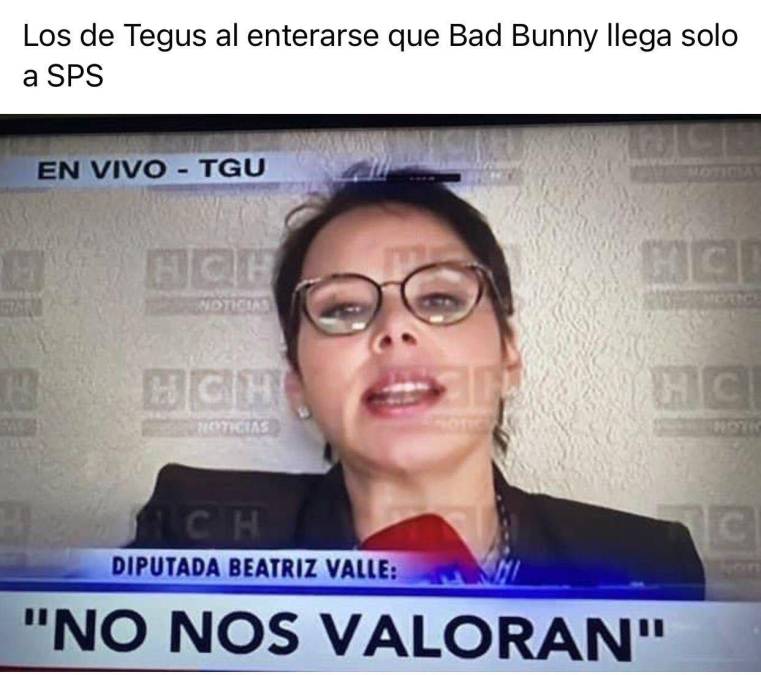 Los mejores memes tras el anuncio del concierto de Bad Bunny en Honduras