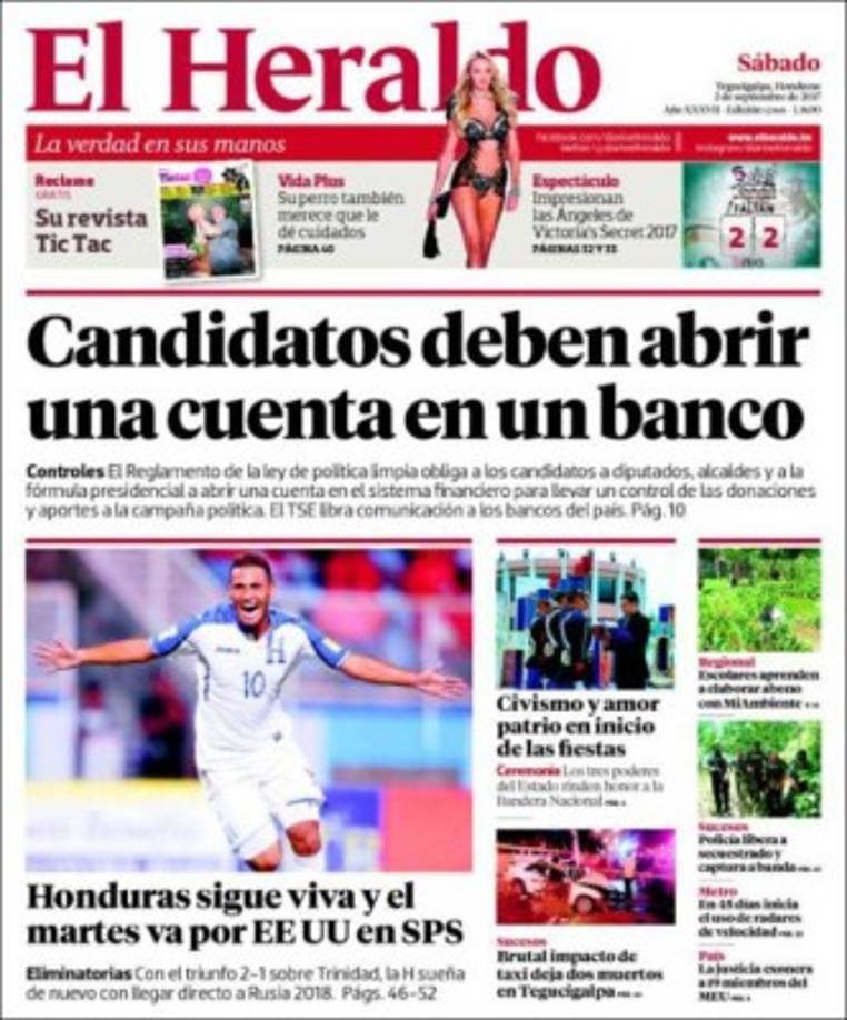 Diario El Heraldo de Honduras.