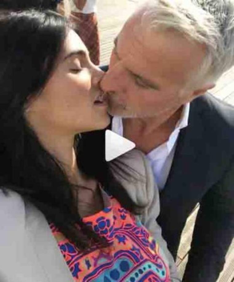 Para el amor no hay edad y lo han demsotrado David Ginola y su amada chica.