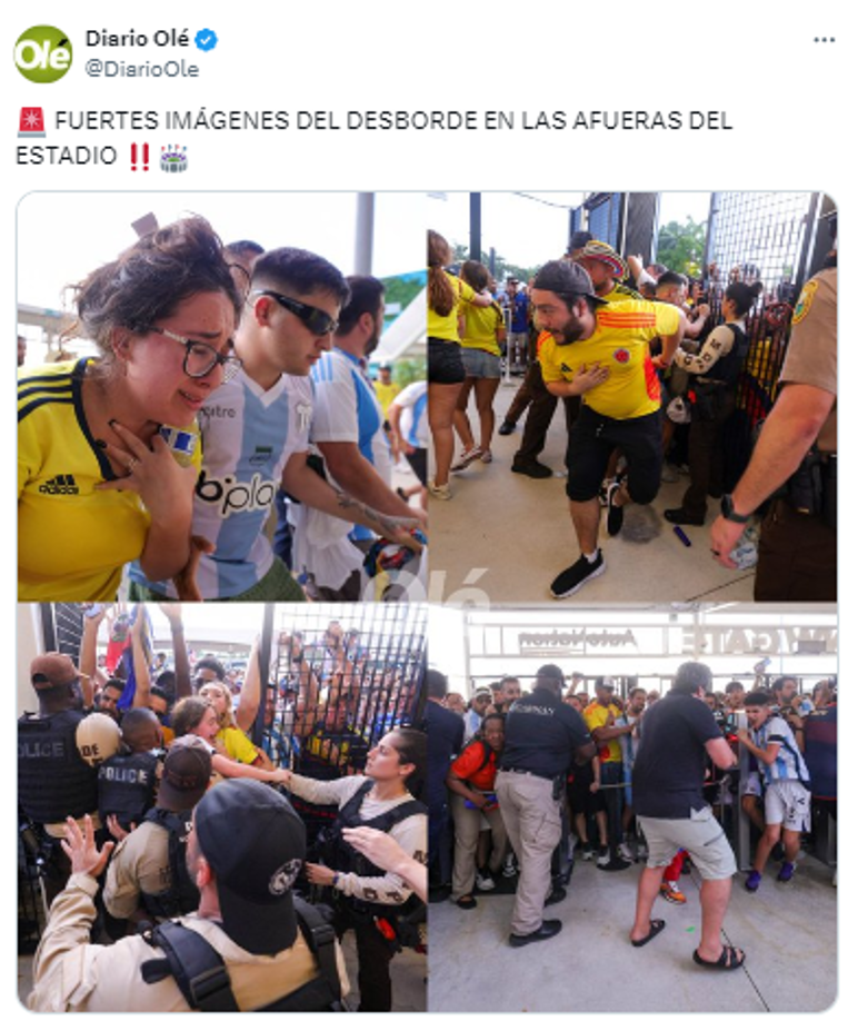 Faitelson reaccionó: Enfado e indignación por caos previo al Argentina-Colombia