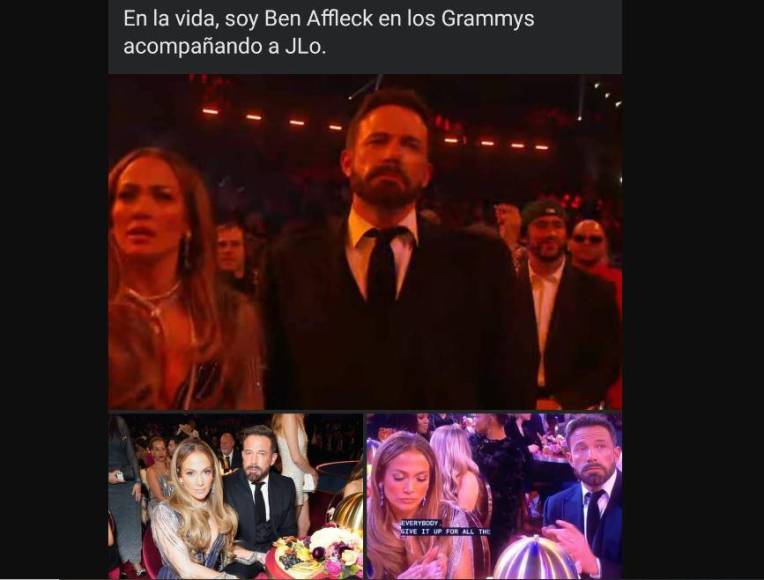 Pero aunque muchos lo dudan, Ben Affleck sí disfrutó de la velada musical junto a su famosa esposa. 