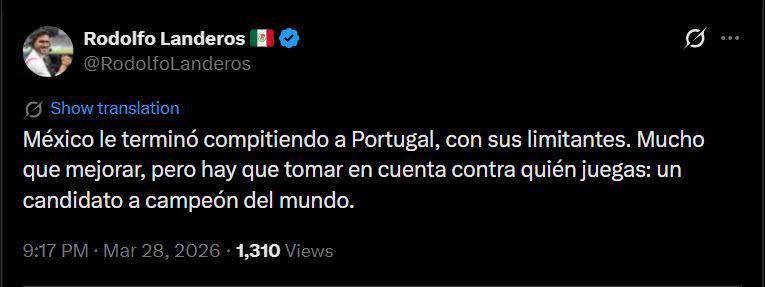 Indignación por lo que pasó en el México vs Portugal; Faitelson reacciona