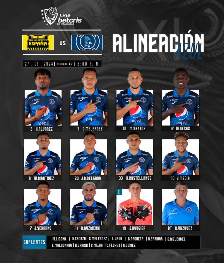 Real España - Motagua: resumen, goles y minuto a minuto del clásico