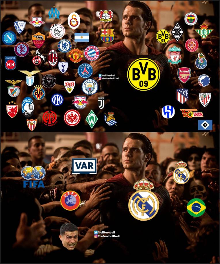 Hacen pedazos al Barcelona: los memes que dejó la final Dortmund-Real Madrid