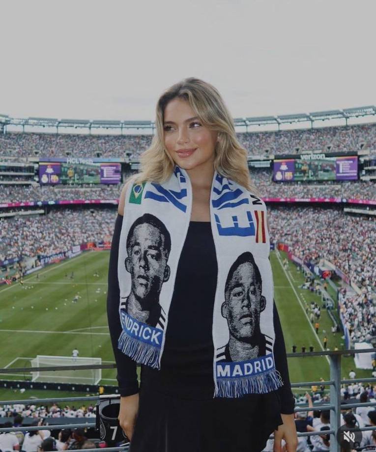 Por otro lado, la novia de Endrick levantó suspiros en el MetLife Stadium. Gabriely Miranda sigue a su pareja a todos lados.