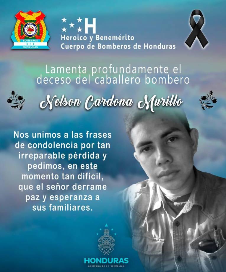 Nelson era integrante del Benemérito Cuerpo de Bomberos y la institución le rindió honores.