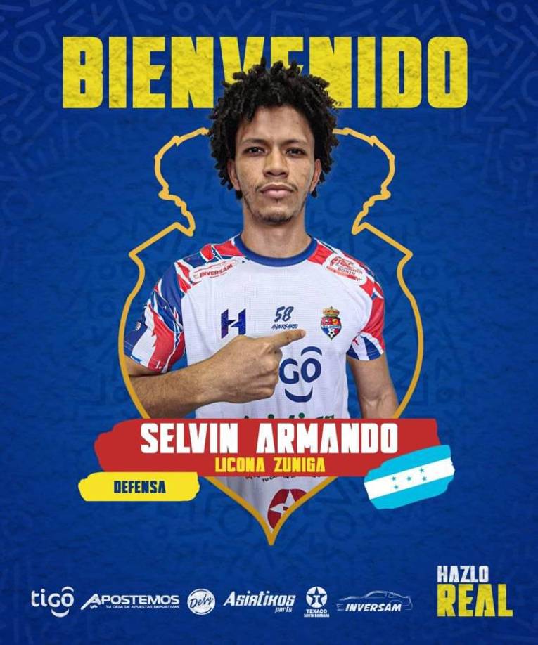 También le dio la bienvenida al defensor hondureño Selvin Armando Licona.