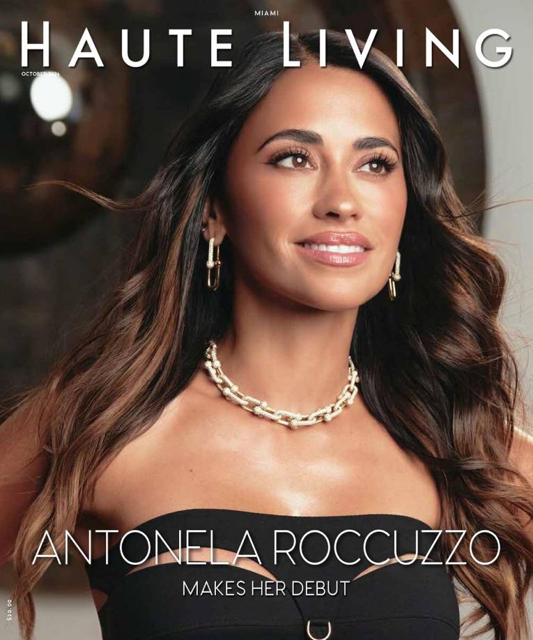 Como si eso fuera poco, este mes la rosarina se animó a más e hizo su debut en la portada de la revista estadounidense Haute Living. “Antonela Roccuzzo hace su debut”, reza la edición de octubre de la revista.