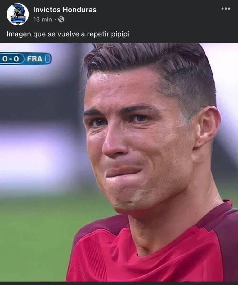 Los memes apuntaron contra Cristiano Ronaldo.