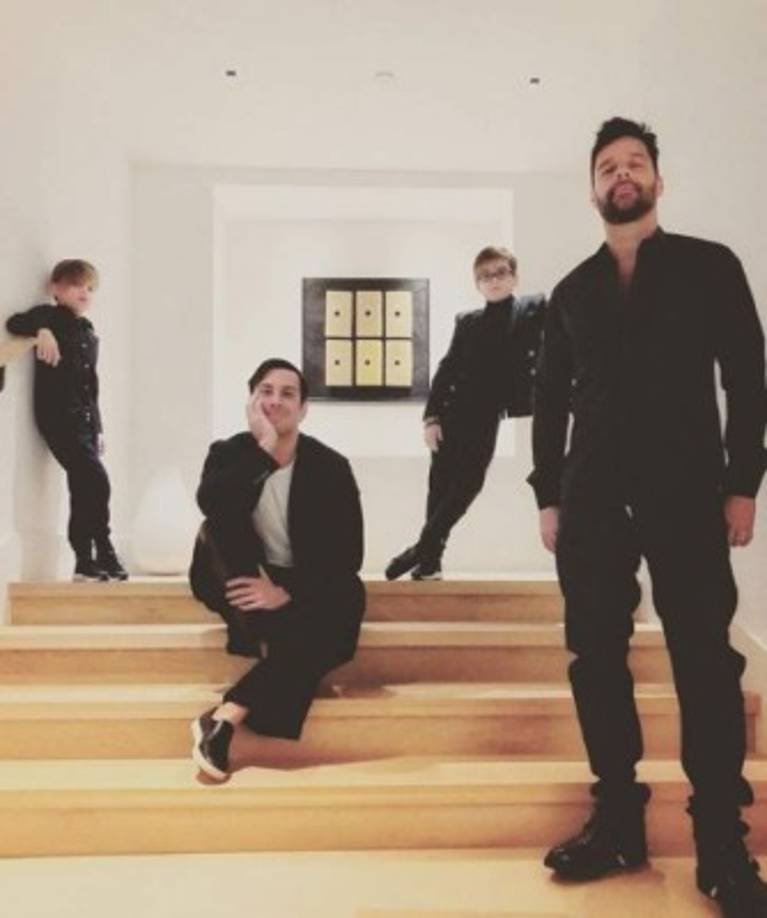 Matteo y Valentino nacieron en 2009 y convirtieron en padre a Ricky Martin por primera vez.