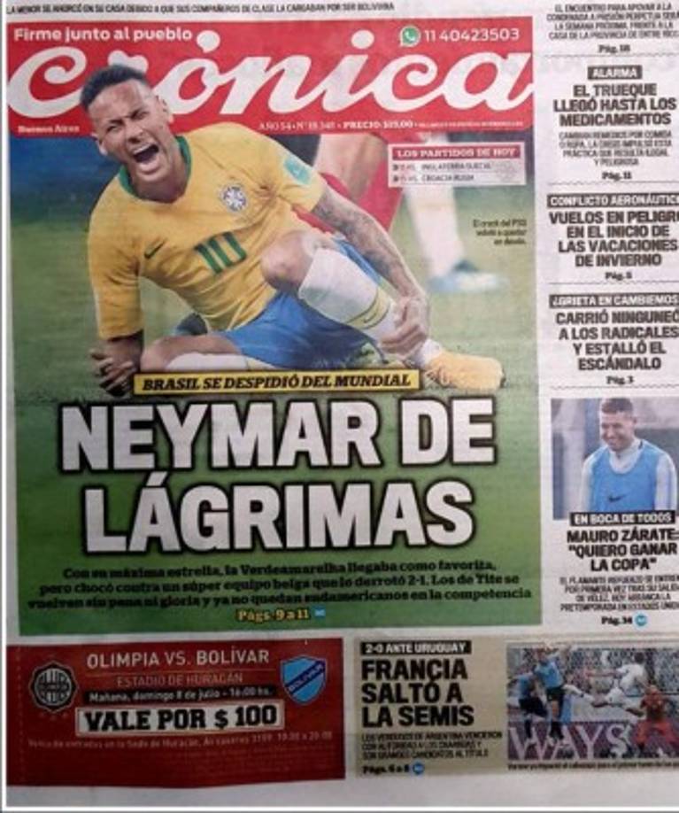 En Argentina no olvidan la rivalidad con Brasil.