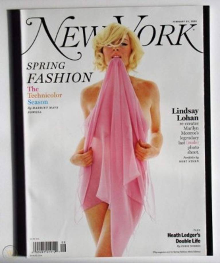 Adicta al sexo<br/>La mala fama por los excesos de Lindsay siguió y hasta fue tachada de ninfómana. La también cantante decidió hacerle frente a los rumores y posó completamente desnuda, simulando ser Marilyn Monroe, para la revista NewYork.<br/>