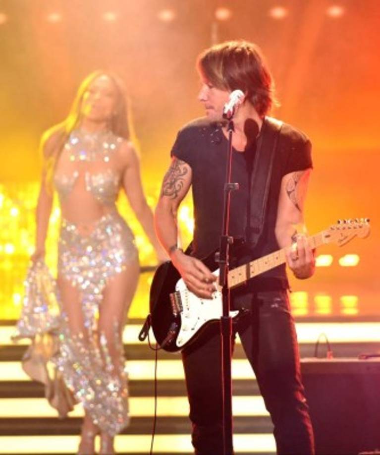Jennifer López y Keith Urban.