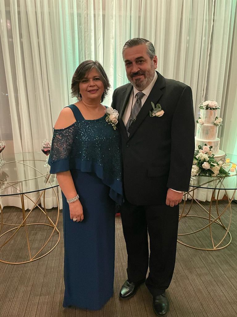 Algarabía por la unión matrimonial de Nassim Gale y Evelin Funes