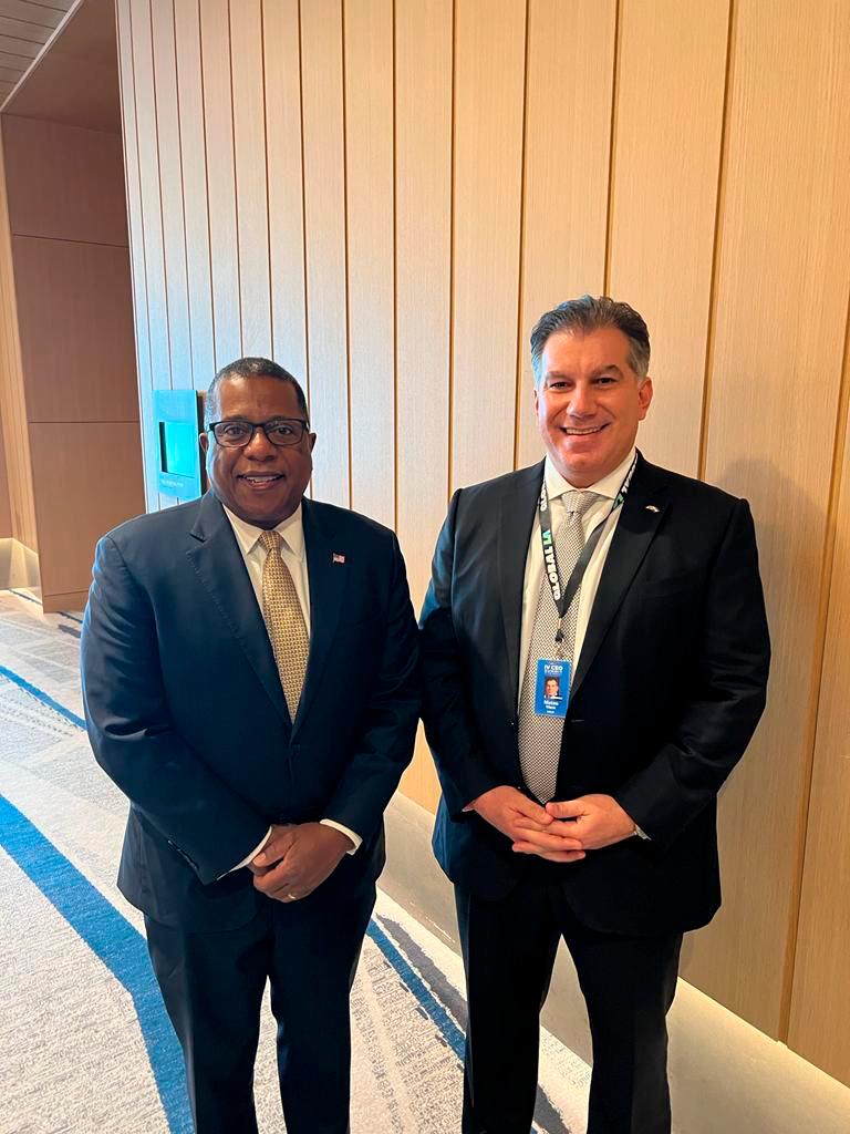 Presidente del Cohep dialoga con Brian A. Nichols