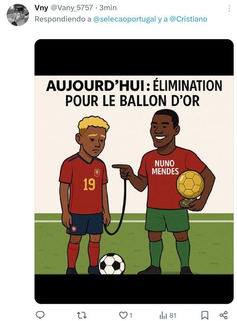 Memes humillan a Lamine Yamal tras perder la final de la Nations League