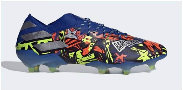 Así son los espectaculares y coloridos nuevos tacos de Messi para la  Champions League - Diario La Prensa