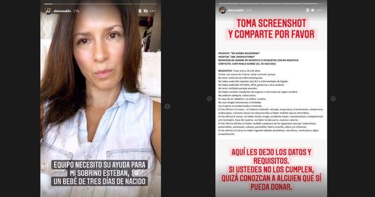 Alessandra Rosaldo pide ayuda en redes y preocupa a sus fans