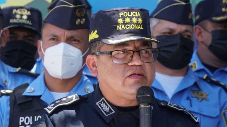 <p>Gustavo Sánchez, secretario de Seguridad de Honduras, cuando fungió como director de la Policía Nacional.</p>
