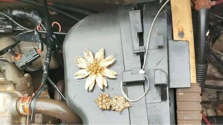 La moto acuática fue hallada el martes por un pescador que de inmediato informó a la Marina Mercante de Belice.