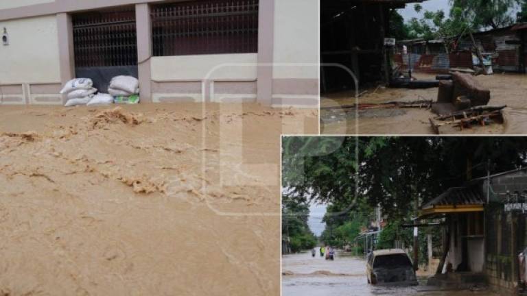 El sector Chamelecón, ubicado en la zona norte de Honduras, nuevamente sufrió por las inundaciones esta vez a causa de la depresión tropical Iota. FOTOS: Isaí Nathanael Díaz.