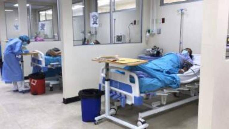 Salas Covid-19 en hospitales públicos de Honduras al 100% de su capacidad.