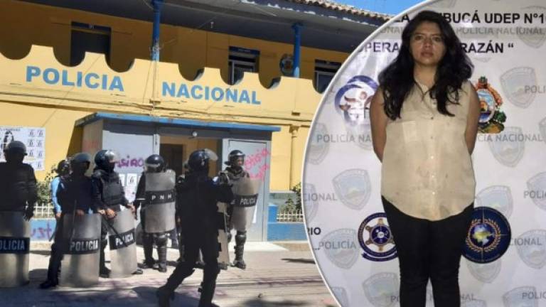 Keyla Martínez fue detenida en la Unidad Departamental de Policía #10 de La Esperanza, Intibucá.