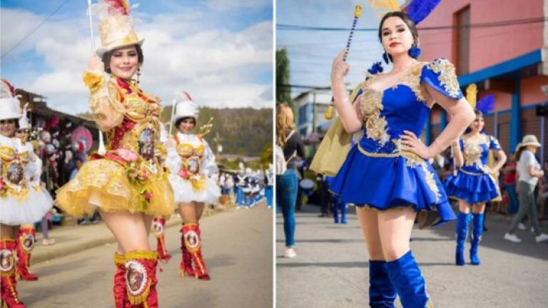 Bellas palillonas de Danlí que se volvieron virales en las redes sociales en 2019. Foto Manuel Suaveg