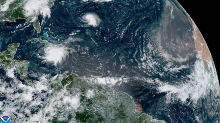 La tormenta tropical Grace se dirige hacia México donde podría tocar tierra como huracán./EFE.