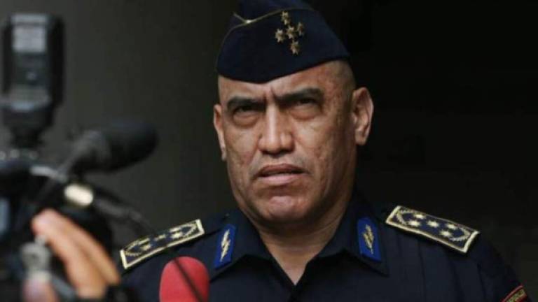 El exdirector de la Policía Nacional de Honduras Juan Carlos 'El Tigre' Bonilla. Foto de archivo.