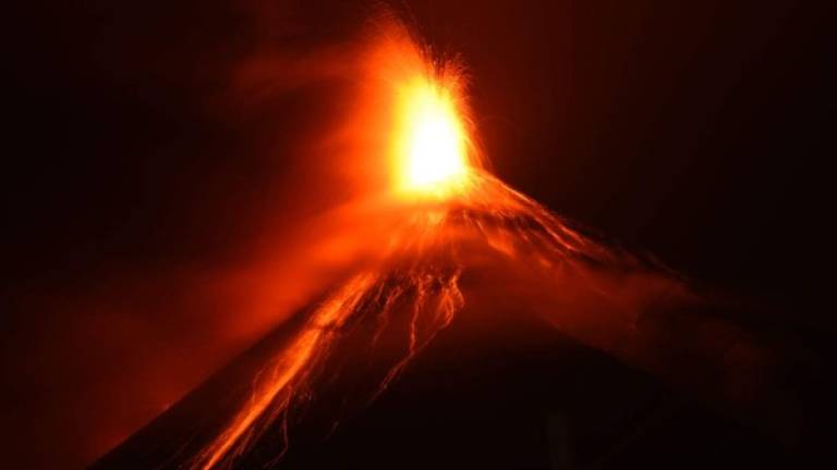 El Volcán de Fuego registró nuevas erupciones.