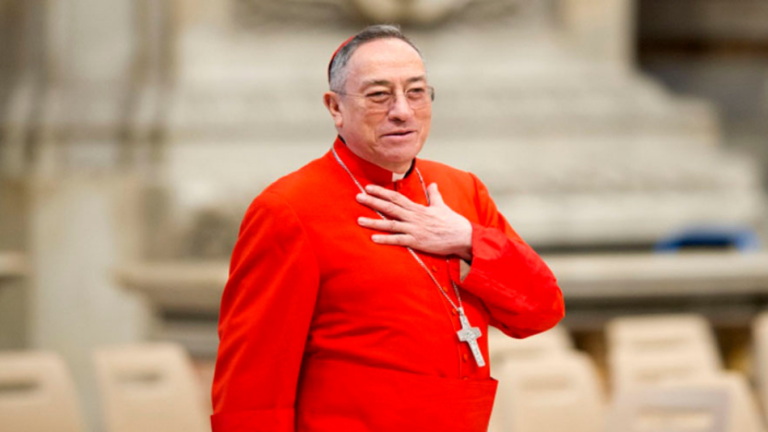 El cardenal Óscar Andrés Rodríguez.