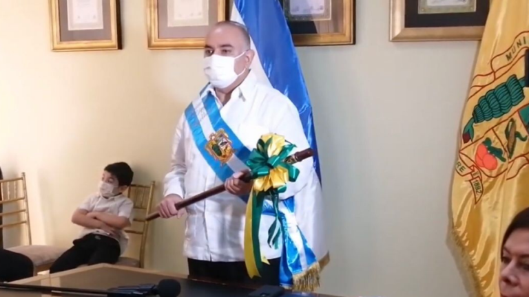 El alcalde del municipio de El Progreso, Alexander López.