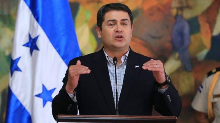 Honduras seguirá siendo tierra hostil para el narcotráfico y crimen organizado dijo el mandatario Hernández.