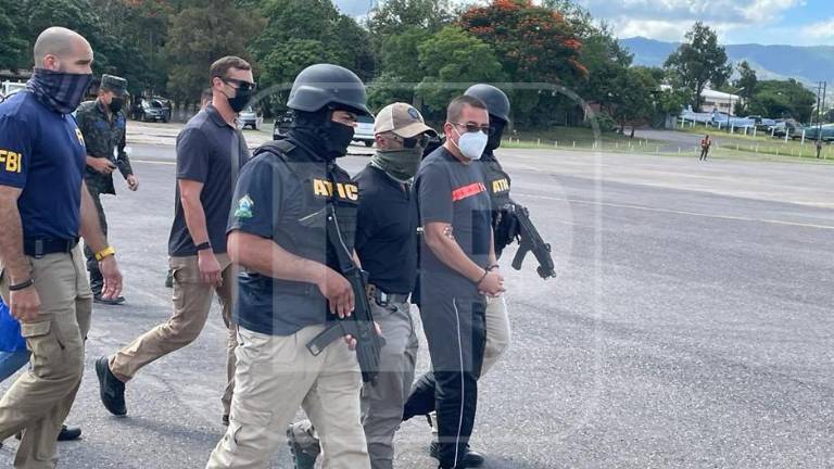 Fredy Mármol fue custodiado por agentes de la Atic y de otras entidades de seguridad.