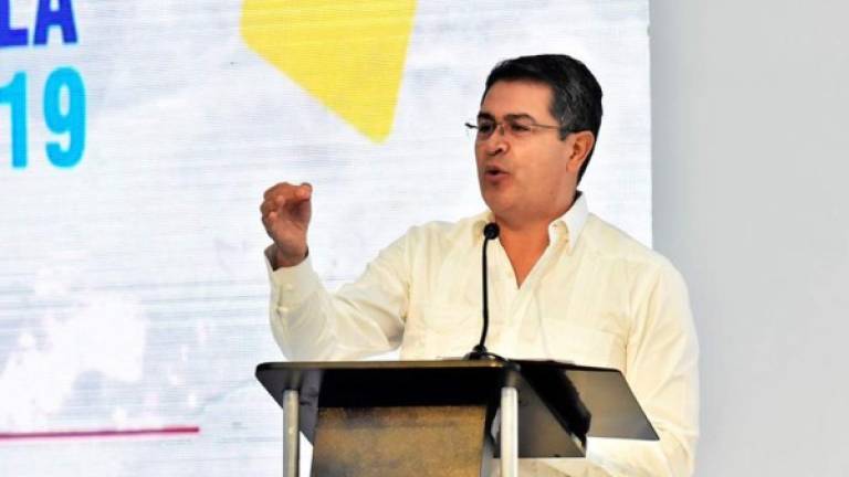 En la imagen, el presidente de Honduras, Juan Orlando Hernández. EFE