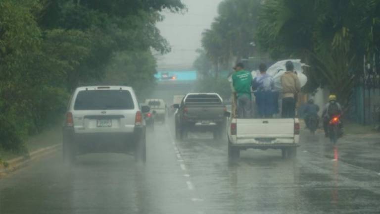 Imagen ilustrativa de lluvias en San Pedro Sula.