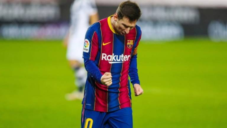 Lionel Messi firmó el triunfo del Barcelona contra el Levante.
