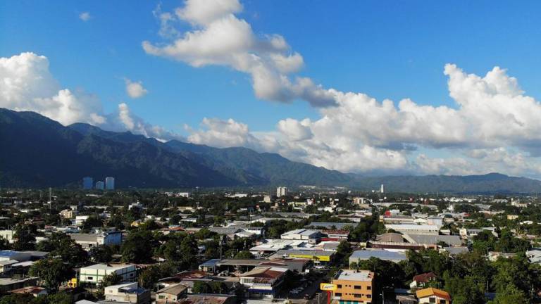 Vista general de San Pedro Sula.