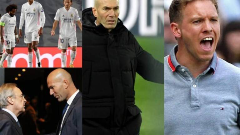 Zinedine Zidane se encuentra en la cuerda floja tras la irregular campaña del Real Madrid y medios internacionales han revelado la lista de los entrenadores que podrían reemplazarle.