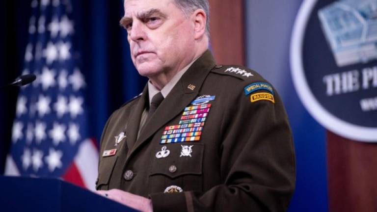 Republicanos piden el despido del General Mark Milley por actuar a espaldas de Trump./AFP.