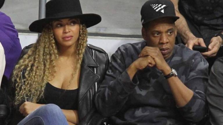 Los cantantes Beyoncé y Jay Z